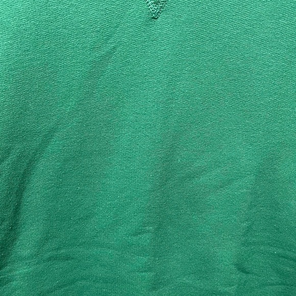 basic blank Green long sleeve crewneck essential every day work sweatshirt - Picture 2 of 4